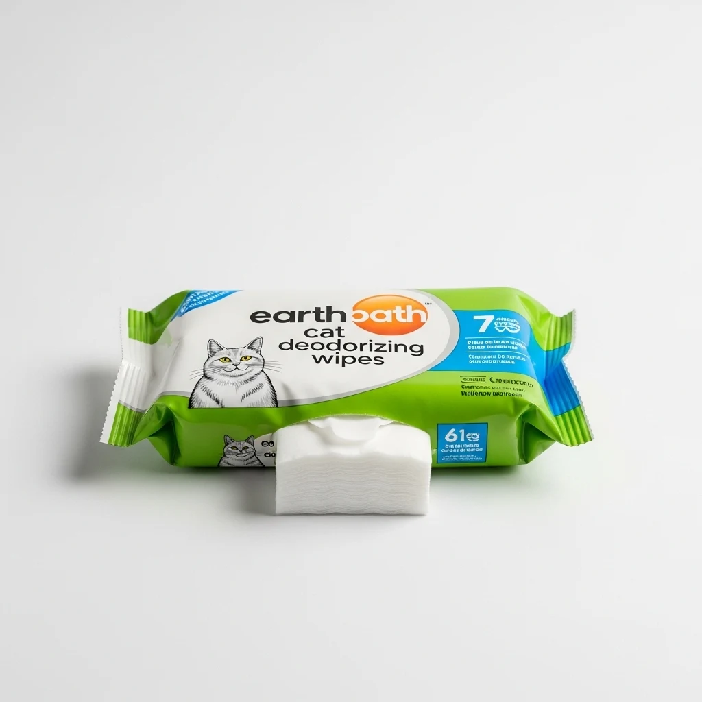 Earthbath cat deodorizing wipes image 2