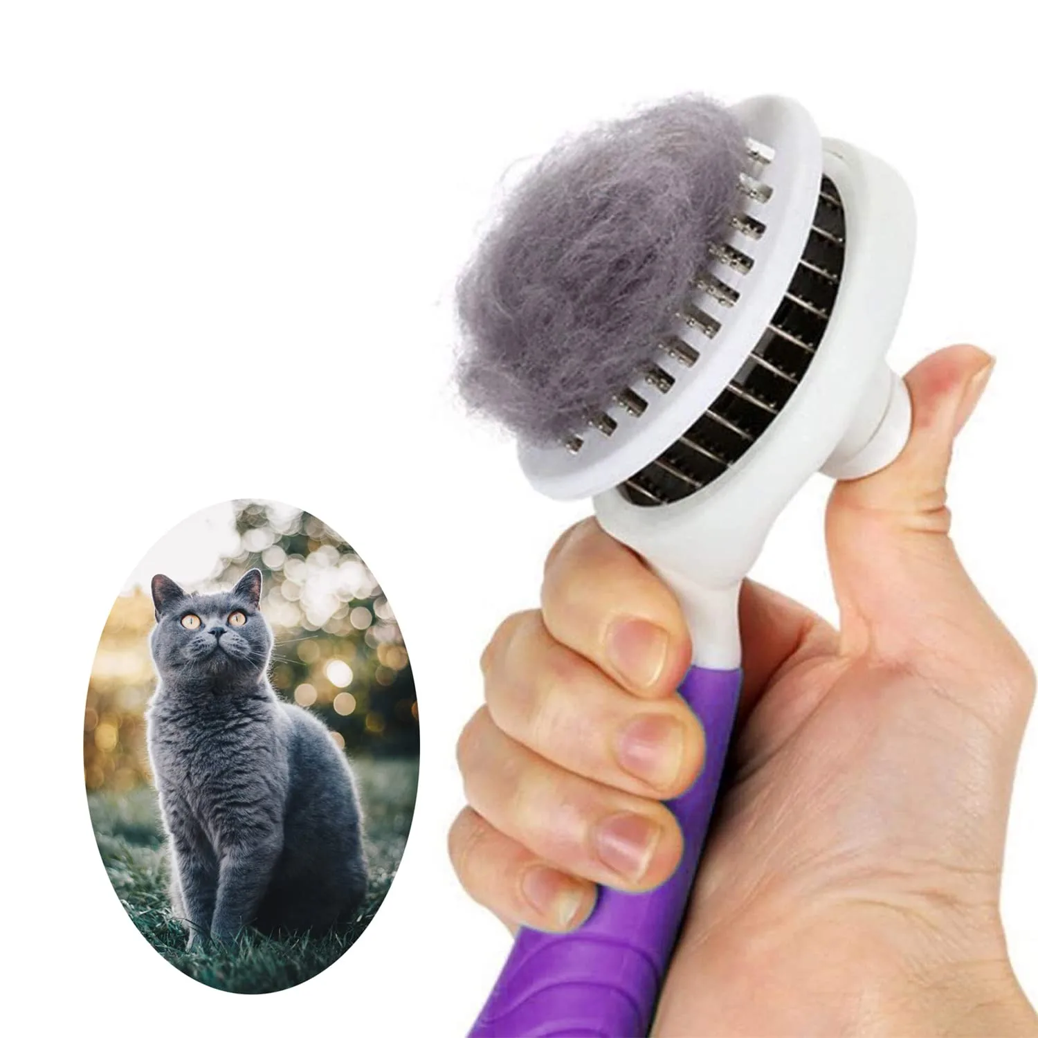 Furminator short hair cat brush image 2