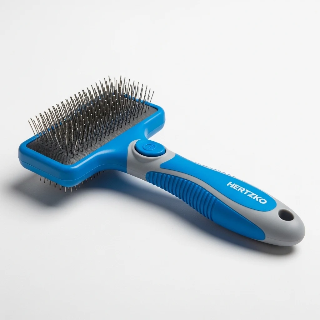 Hertzko self-cleaning slicker brush