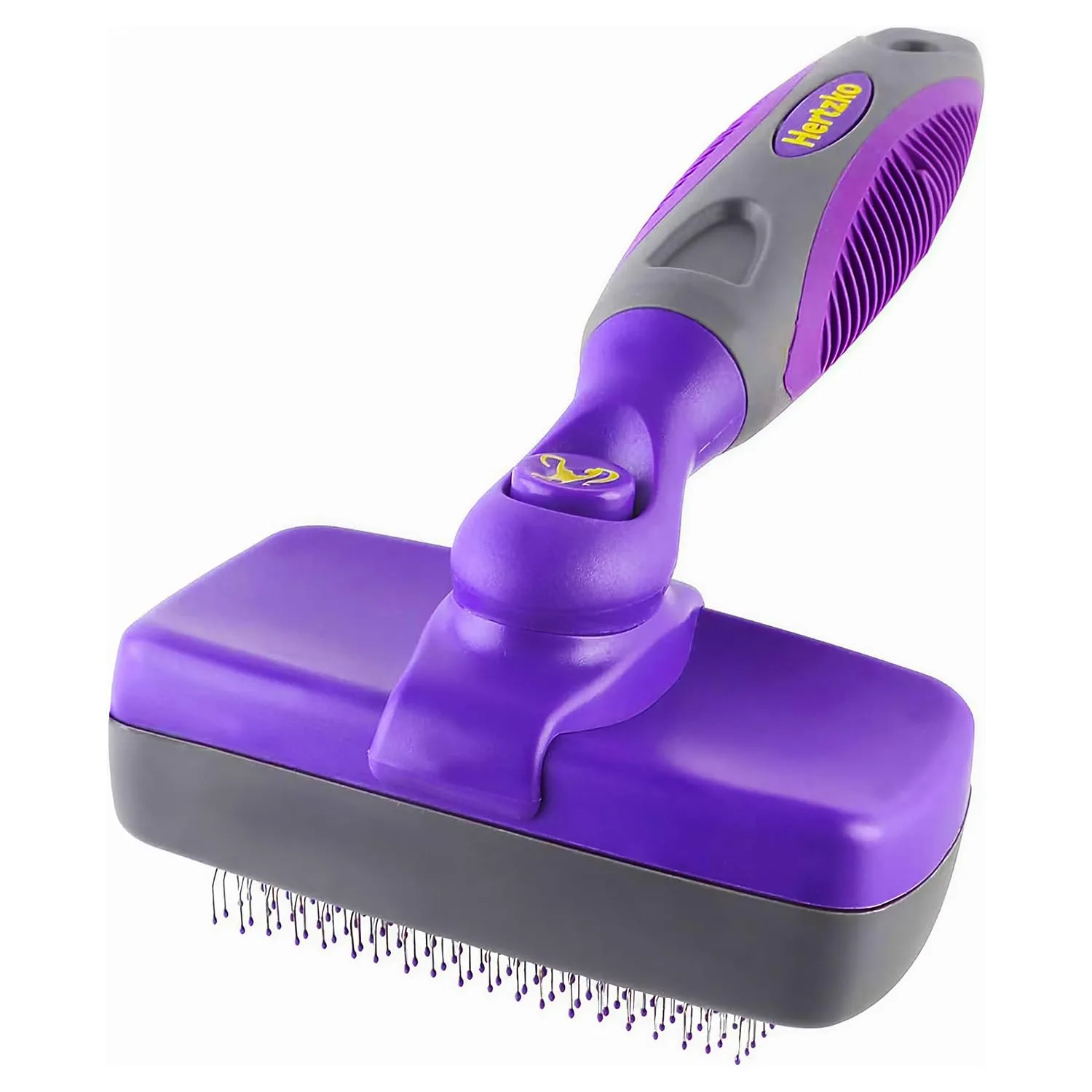 Hertzko self-cleaning slicker brush image 2