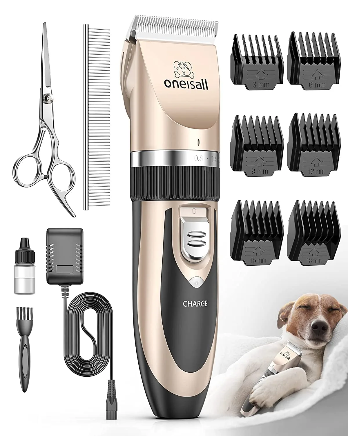 Oneisall dog clipper cordless image 2