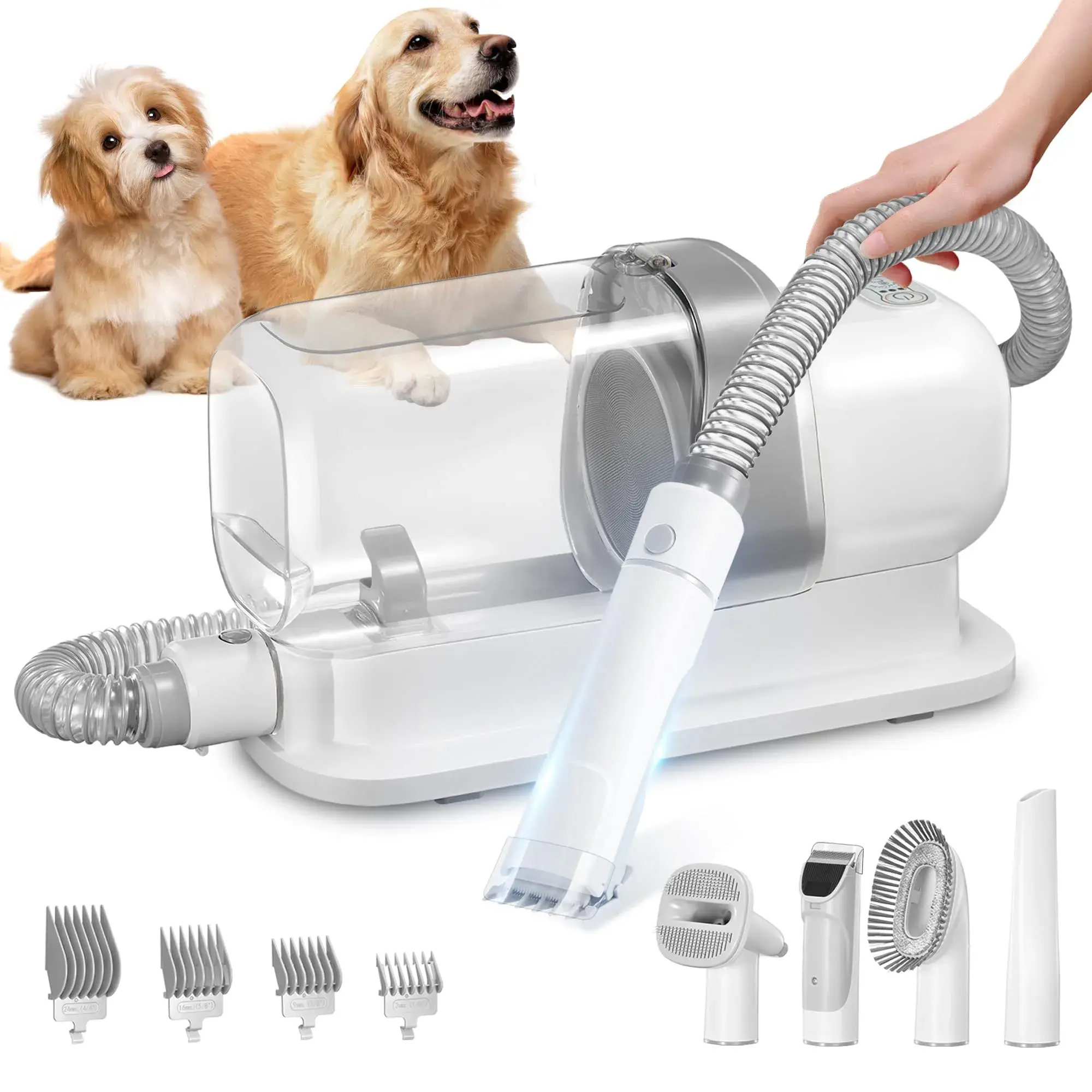 Patpet dog grooming vacuum kit