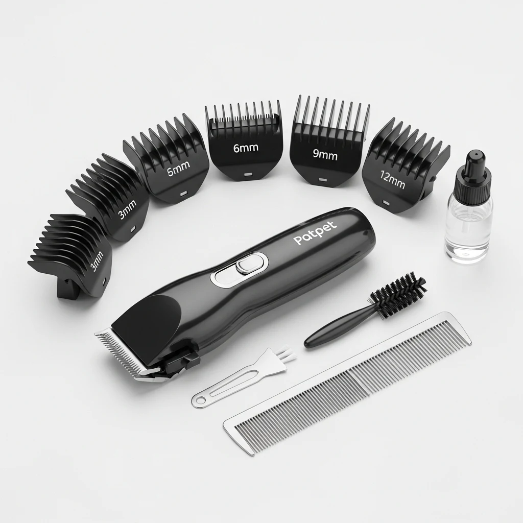 Patpet pet clipper brush set image 2